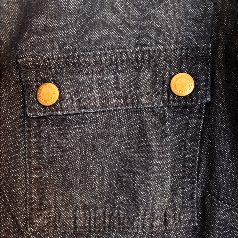DKNY Denim Dress with tie waist - Picture 4 of 11